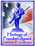 Heritage of Freedom Award for Internet Excellence